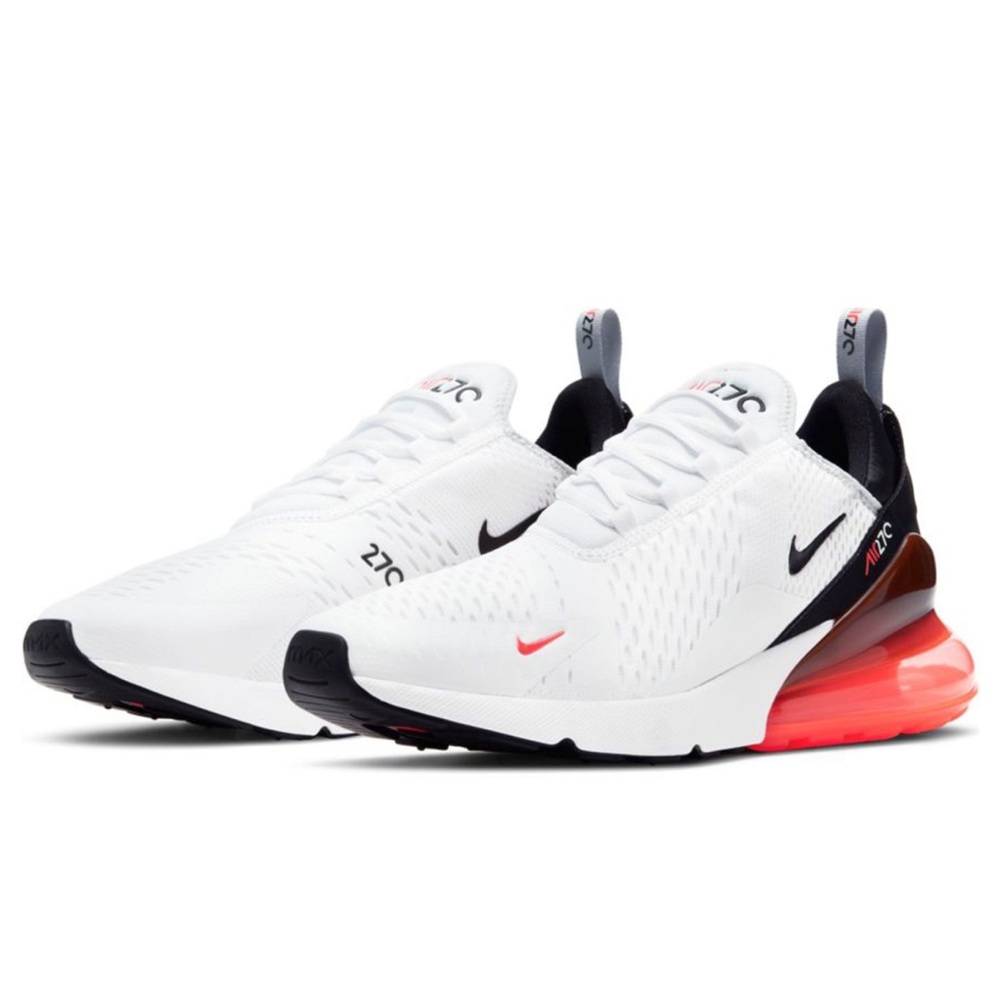 Nike Air Max 270 White Black Red Sneakers in Original Box